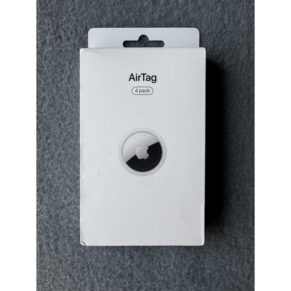Apple AirTag 4 Pack Bluetooth Tracker White MX542LL/A Model A2187 New Sealed